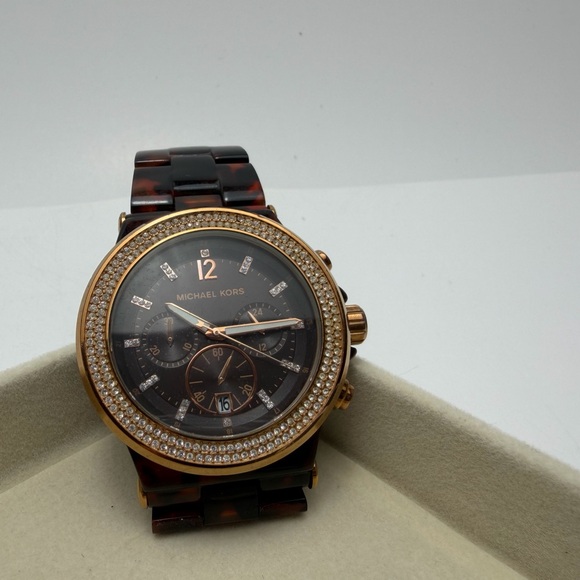 Michael Kors Accessories - Michael Kors Bel Air - Gold and Tortoiseshell Watch